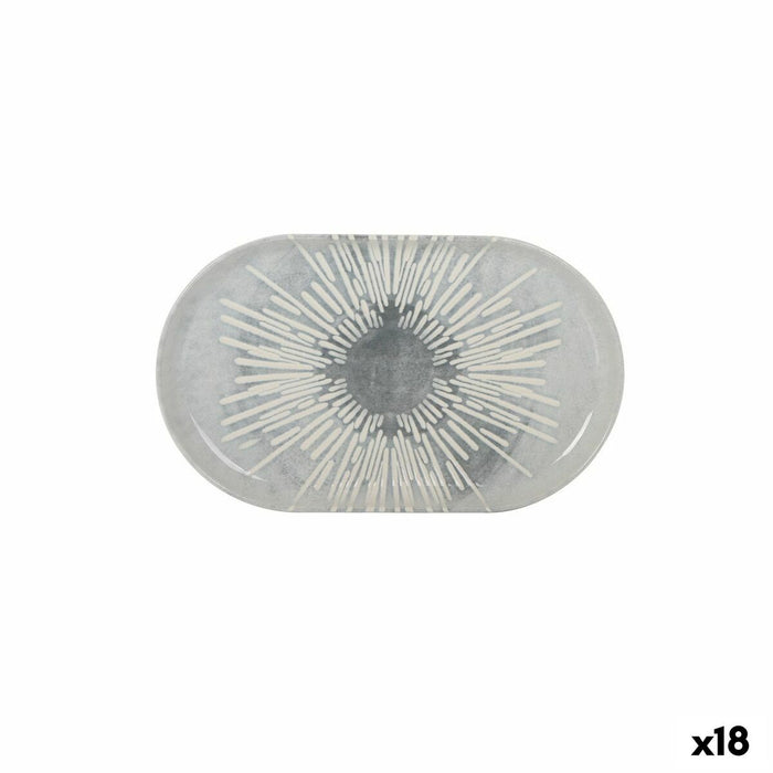 Tavă pentru gustari La Mediterránea Ivar Oval 25 x 15 x 2,2 cm (18 Unități)