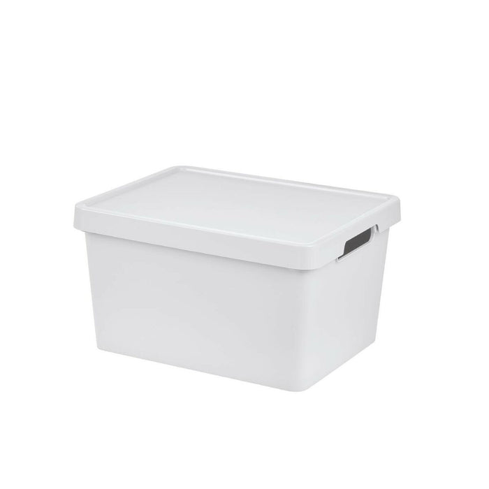 Cutie de depozitare cu capac Tontarelli Maya Alb 16,2 L 36 x 28 x 20 cm