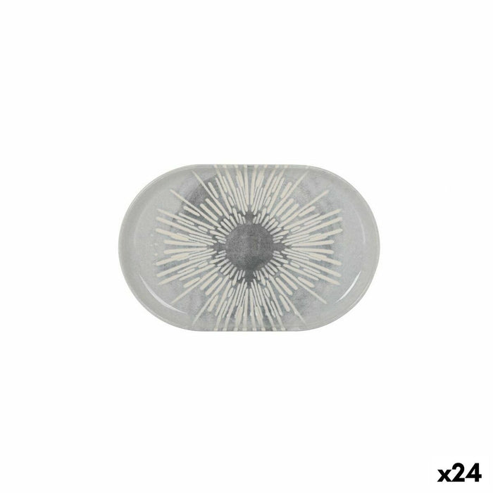 Tavă pentru gustari La Mediterránea Ivar Oval 20 x 13 x 2 cm (24 Unități)