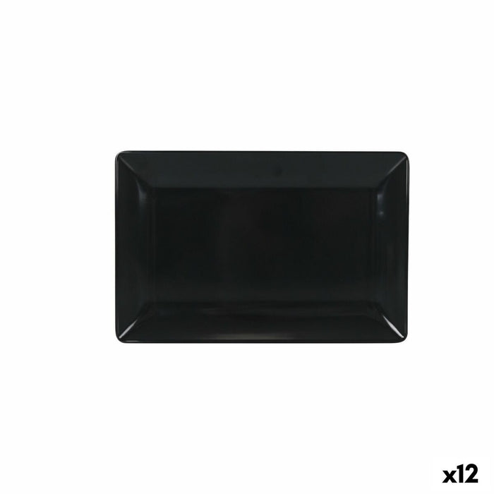 Tavă pentru gustari La Mediterránea Gri închis 30 x 20 x 2,5 cm (12 Unități)