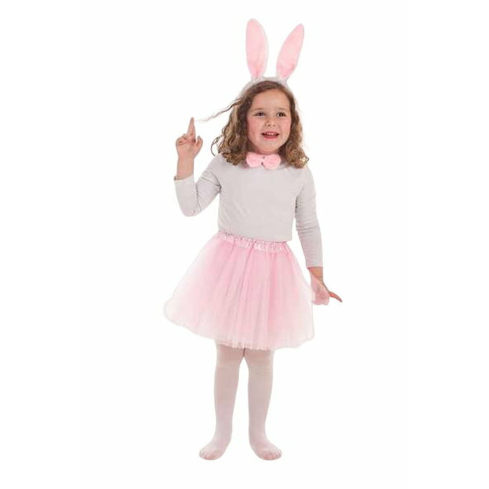 Costum Deghizare pentru Copii Tutu Iepuraș (Femeie) Roz deschis 4 Piese Roz