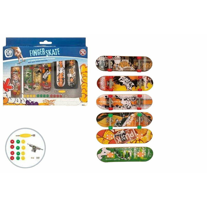 Set de skateboard pentru degete Colorbaby 10 x 3 cm 24 Piese