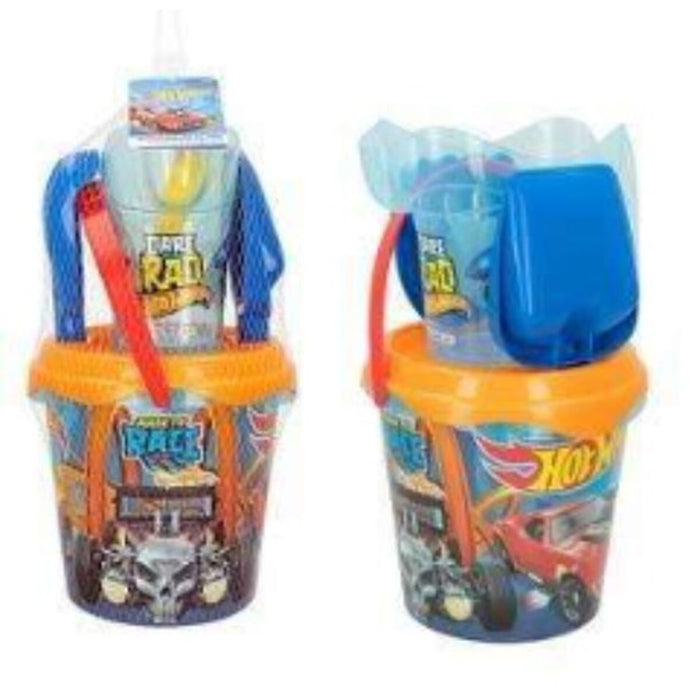 Set de jucării de plajă Hot Wheels Ø 18 cm