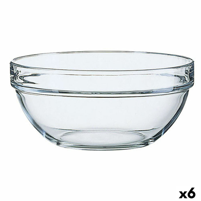 Salatieră Luminarc Transparent Sticlă (23 x 11 cm) (6 Unități)