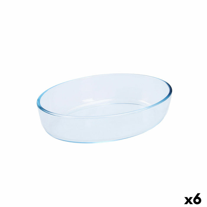 Vas pentru Cuptor Pyrex Classic 26 x 18 x 7 cm Transparent Sticlă (6 Unități)