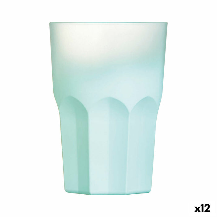 Pahar Luminarc Summer Pop Turquoise Sticlă 12 Unități 400 ml