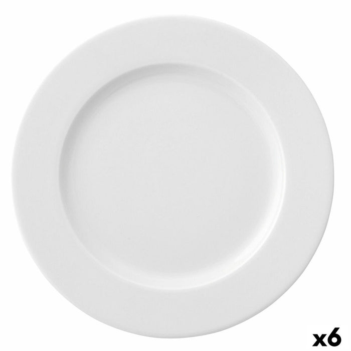 Platou Plat Ariane Prime Alb Ceramică Ø 29 cm (6 Unități)