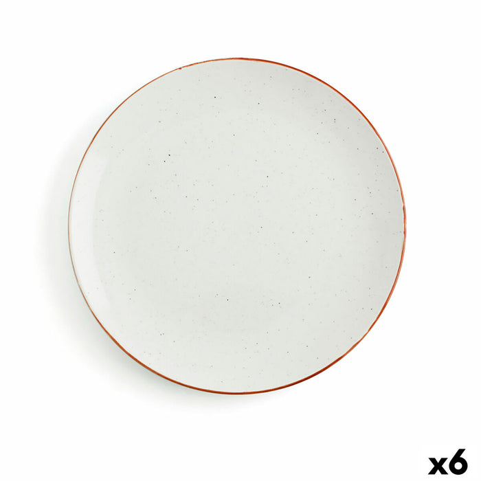 Platou Plat Ariane Terra Bej Ceramică Ø 29 cm (6 Unități)