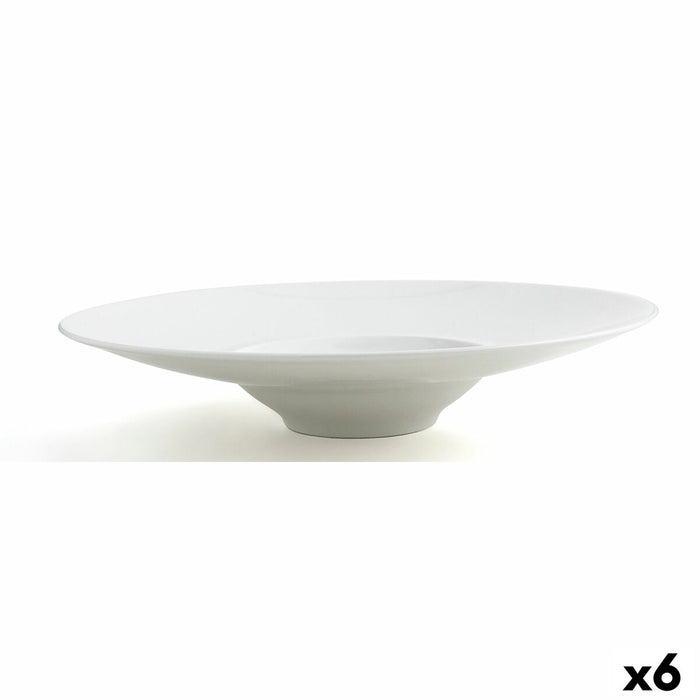 Farfurie Adâncă Ariane Gourmet Alb Ceramică Ø 29 cm (6 Unități)