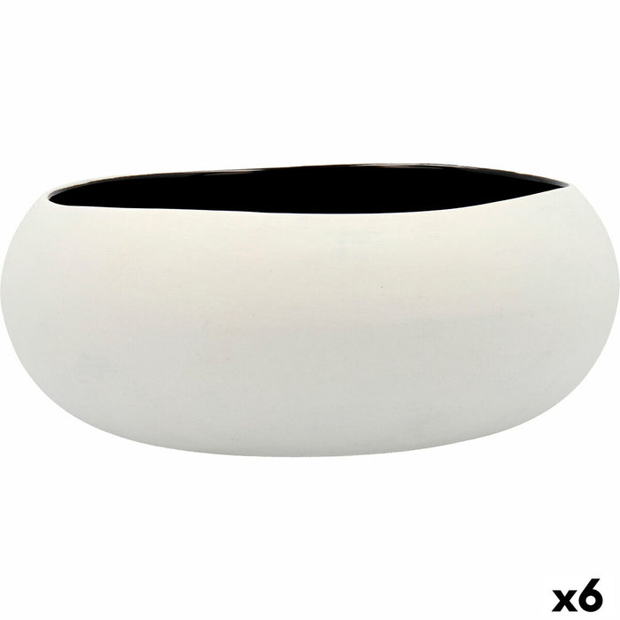 Farfurie Adâncă Ariane Organic Ceramică Negru 16 cm (6 Unități)
