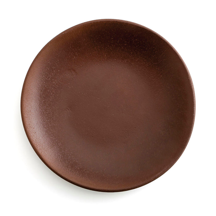 Plochá deska Anaflor Argilă arsă Ceramică Maro (Ø 29 cm) (8 Unități)