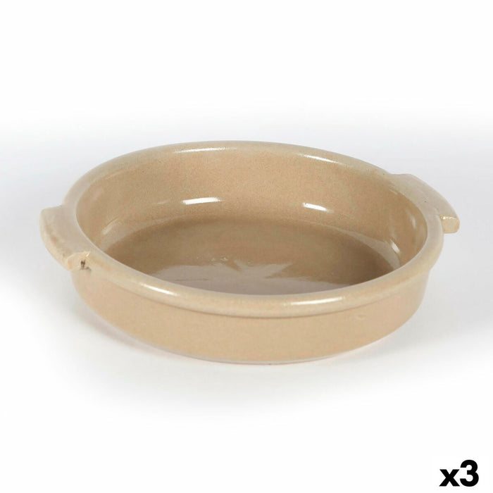Crăticioară Anaflor Ceramică Maro (Ø 21 cm) (3 Unități)