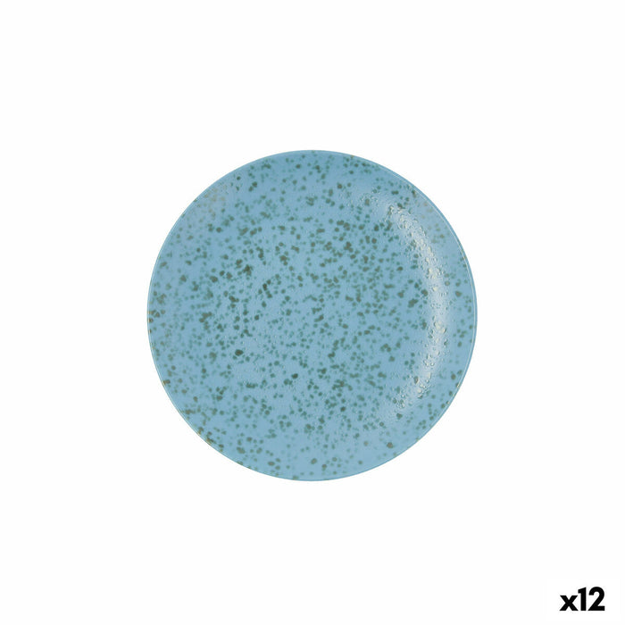 Platou Plat Ariane Oxide Albastru Ceramică Ø 21 cm (12 Unități)