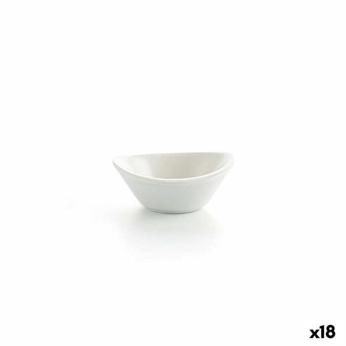 Castron Ariane Alaska Mini Ceramică Alb (8,5 x 8,3 x 3,5 cm) (18 Unități)