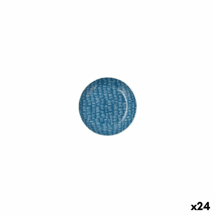 Platou Plat Ariane Ripple Albastru Ceramică (24 Unități)