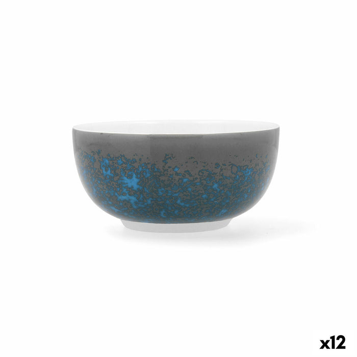 Bol Ariane Coupe Decor Ceramică Albastru (12 cm) (12 Unități)