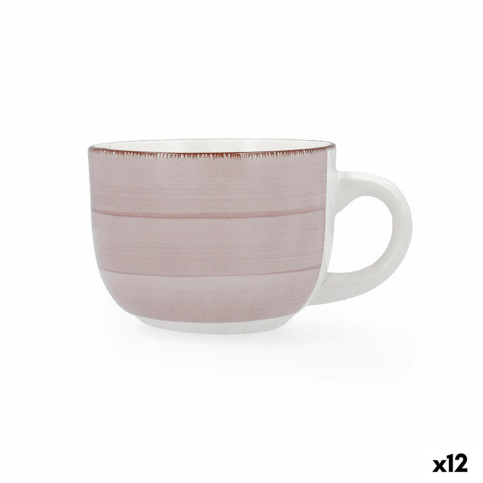 Hrnek Quid Vita Morning Ceramică Roz (470 ml) (12 Unități)