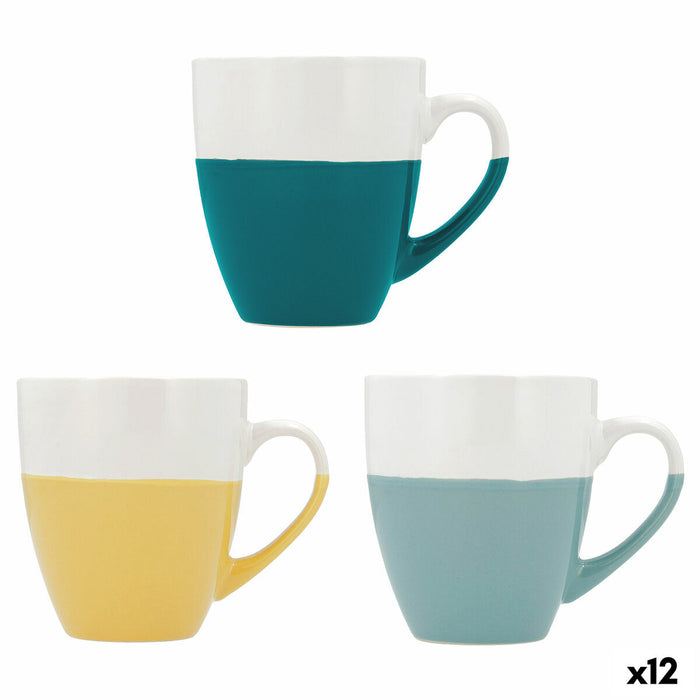Hrnek Quid Viba Mic Dejun Bicolor Ceramică 400 ml (12 Unități)