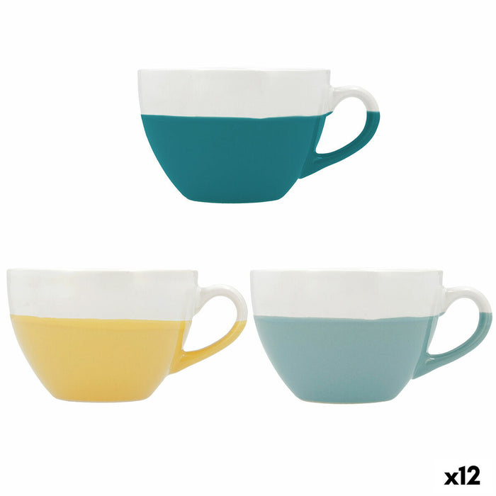 Hrnek Quid Viba Ceramică Bicolor (450 ml) (12 Unități)