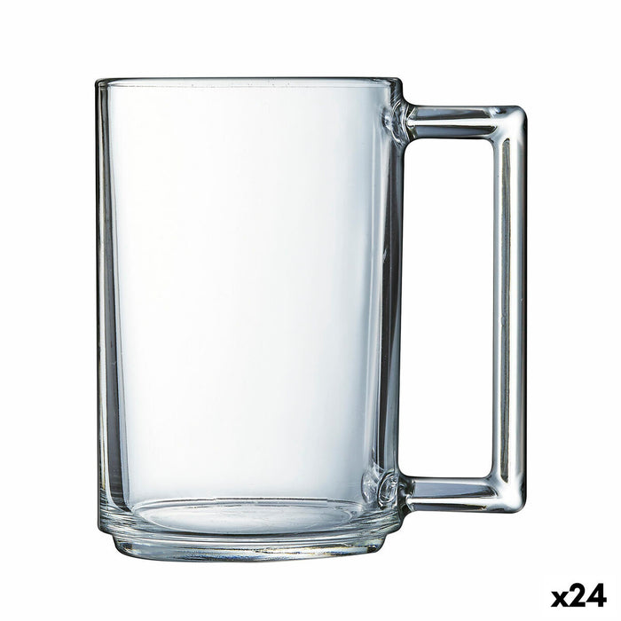 Hrnek Luminarc À La Bonne Heure Transparent Mic Dejun Sticlă (250 ml) (24 Unități)