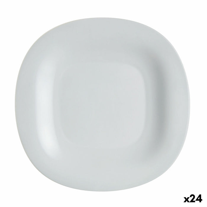 Platou Plat Luminarc Carine Granit Gri Sticlă Ø 27 cm (24 Unități)