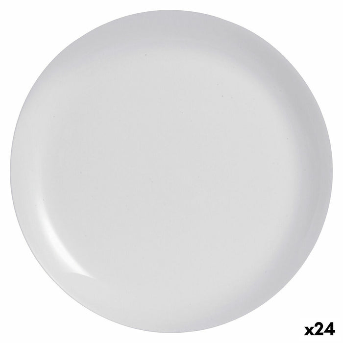 Platou Plat Luminarc Diwali Granit Gri Sticlă Ø 27 cm (24 Unități)