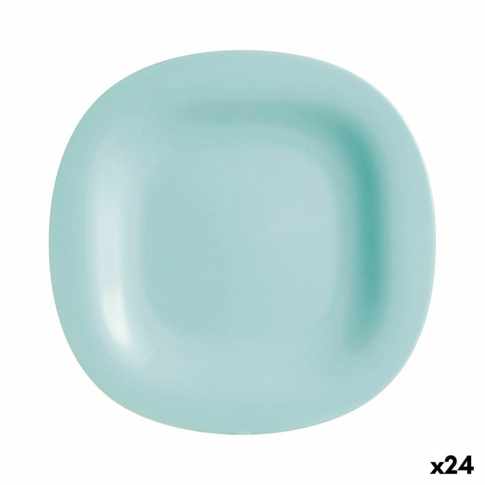 Platou Plat Luminarc Carine Turquesa Turquoise Sticlă Ø 27 cm (24 Unități)