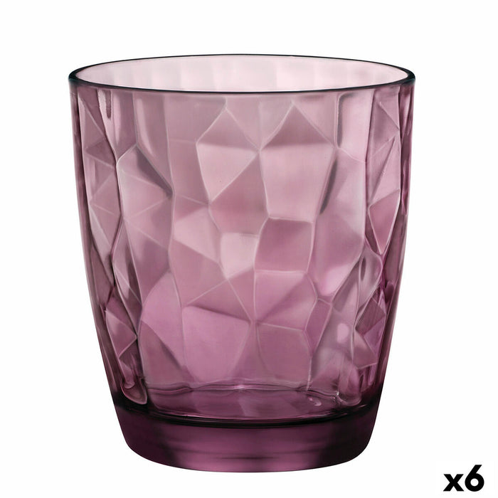 Pahar Bormioli Rocco Diamond Mov Sticlă (390 ml) (6 Unități)