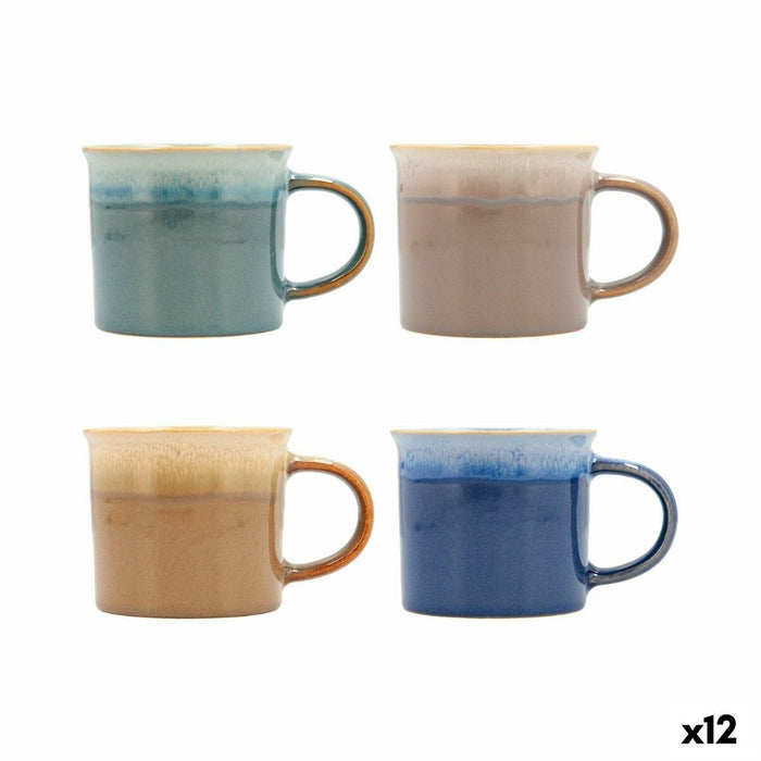 Hrnek Quid Duo Ceramică Multicolor (265 ml) (12 Unități)