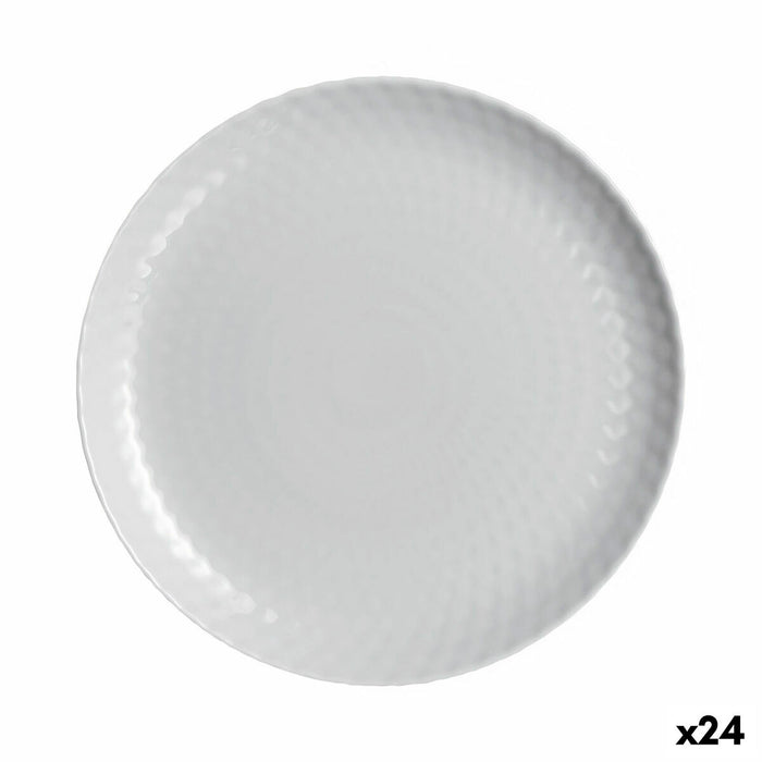 Platou Plat Luminarc Pampille Granit Gri Sticlă 25 cm (24 Unități)