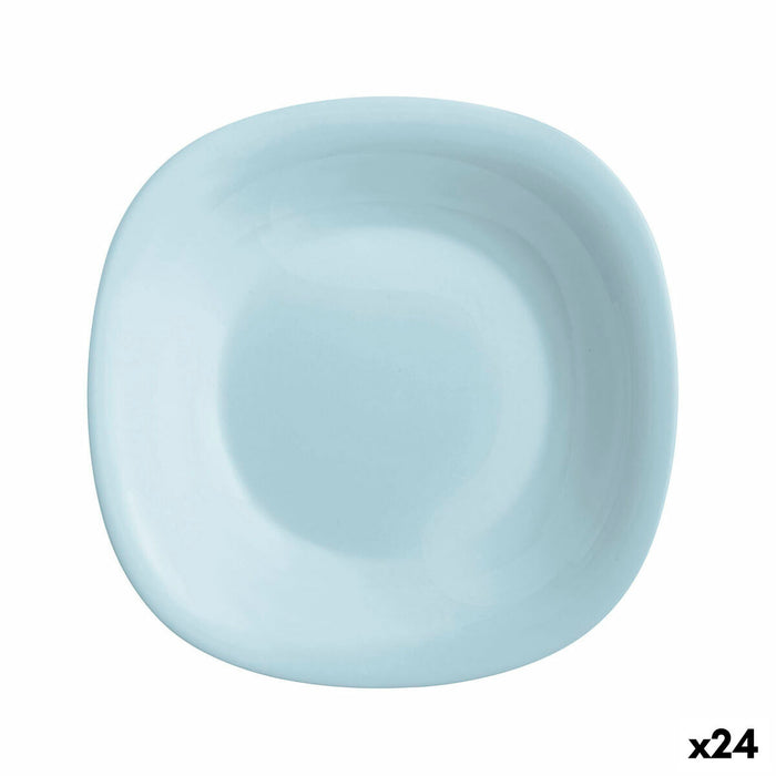 Farfurie Adâncă Luminarc Carine Paradise Albastru Sticlă 21 cm (24 Unități)
