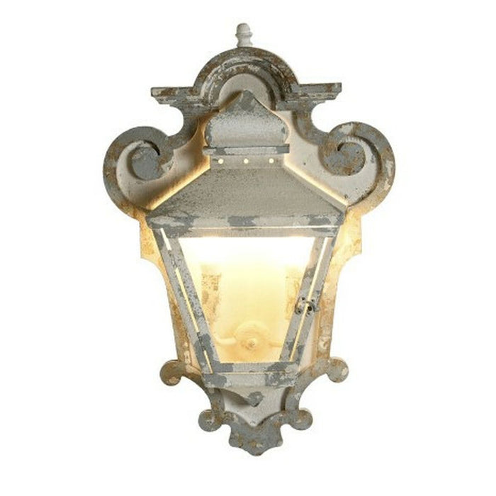 Lampă de Perete DKD Home Decor Geam Metal Alb Neoclasic (43 x 16,5 x 68 cm)