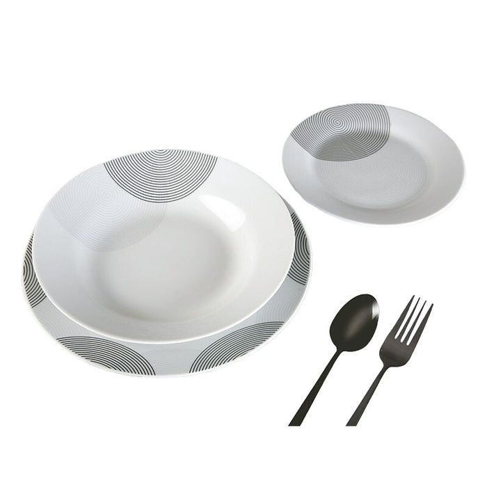 Veselă Versa Spring Mom 18 Piese Porțelan 26 x 26 cm