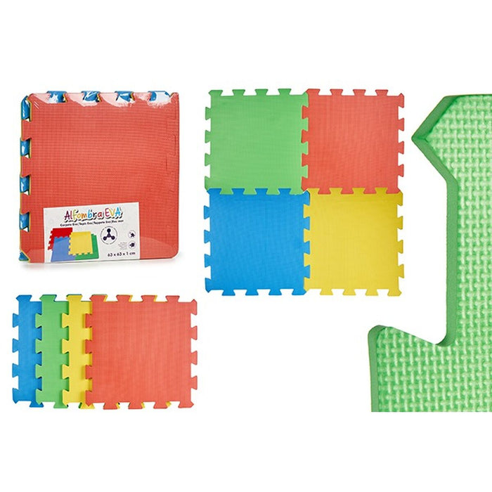 Covor Puzzle Multicolor 4 Piese