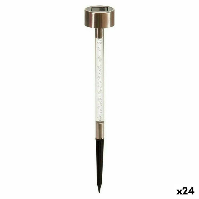 Lampă solară Marcaj Transparent Argintiu (24 Unități)