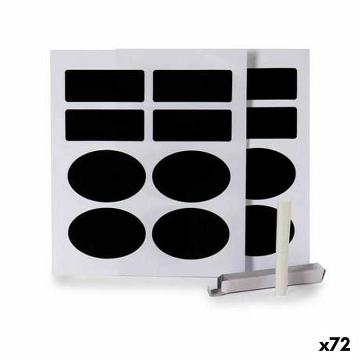 Autocolante Set Negru Slate (72 Unități)