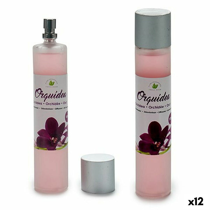 Spray-ul Odorizant Orhidee Plastic Sticlă (100 ml) (12 Unități)