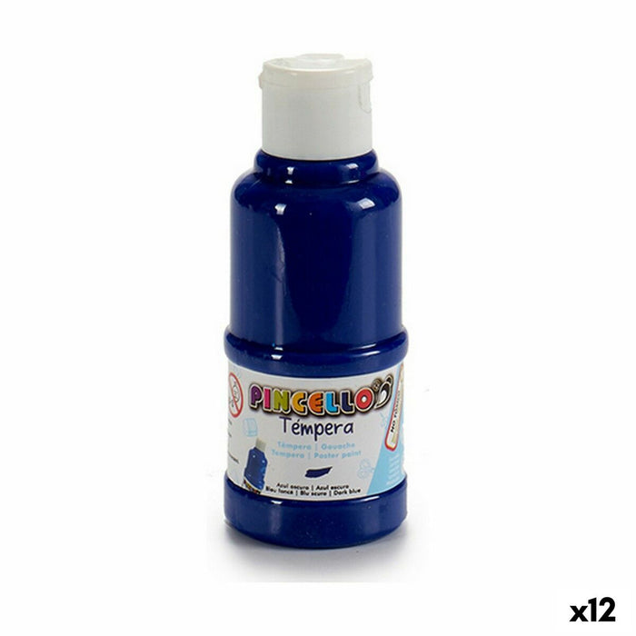 Tempera Albastru închis (120 ml) (12 Unități)