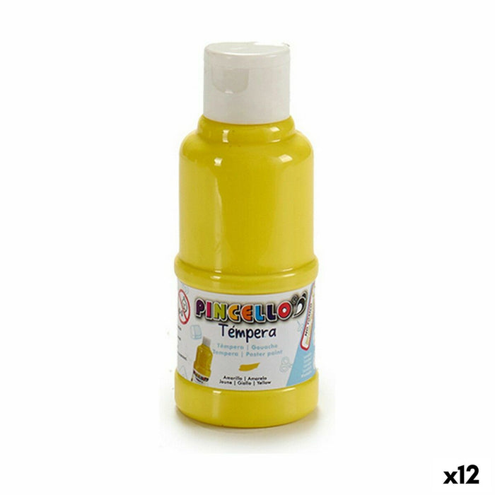 Tempera Galben (120 ml) (12 Unități)