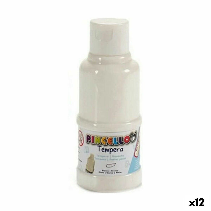 Tempera Alb (120 ml) (12 Unități)