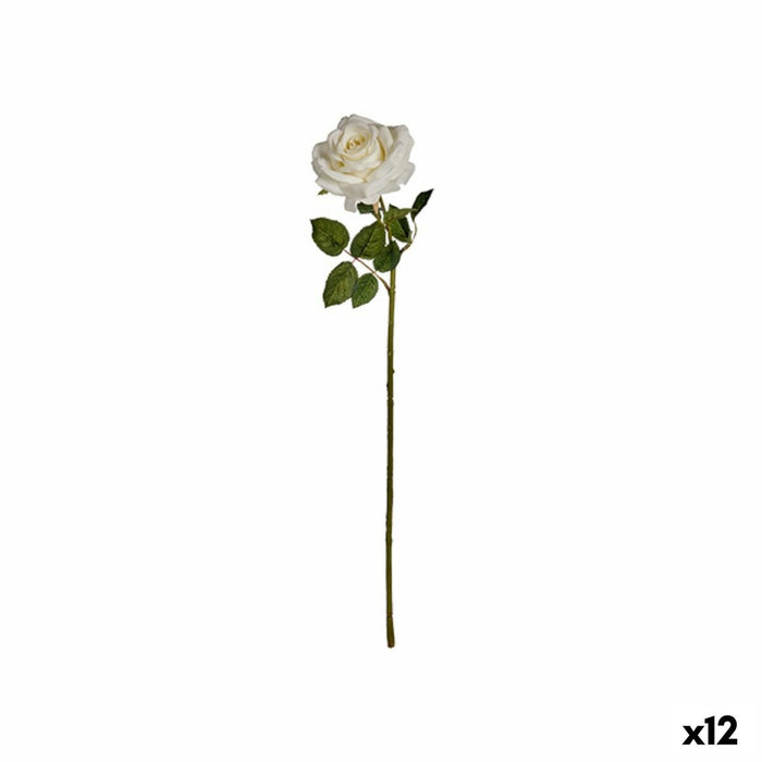 Floare decorativă Alb Hârtie Plastic (12 Unități)