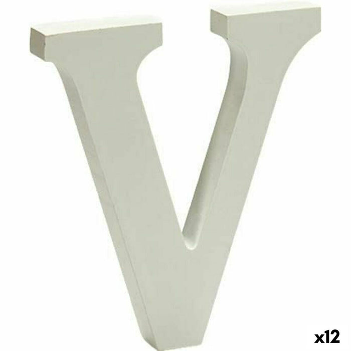 Literă Literă V 1,8 x 21 x 17 cm (12 Unități)