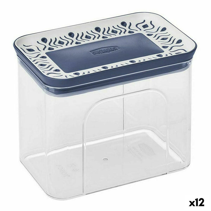 Staniu Stefanplast Ermetic Albastru Plastic 1,2 L (12 Unități)