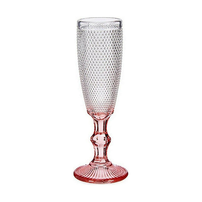 Pahar de șampanie Roz Transparent Sticlă 6 Unități (180 ml)