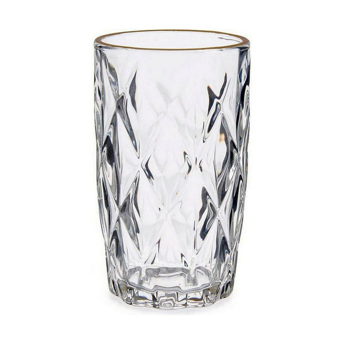 Pahar Auriu* Transparent Sticlă 6 Unități (340 ml)