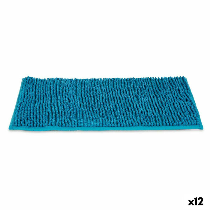 Covoraș de baie 40 x 60 cm Albastru Turquoise (12 Unități)