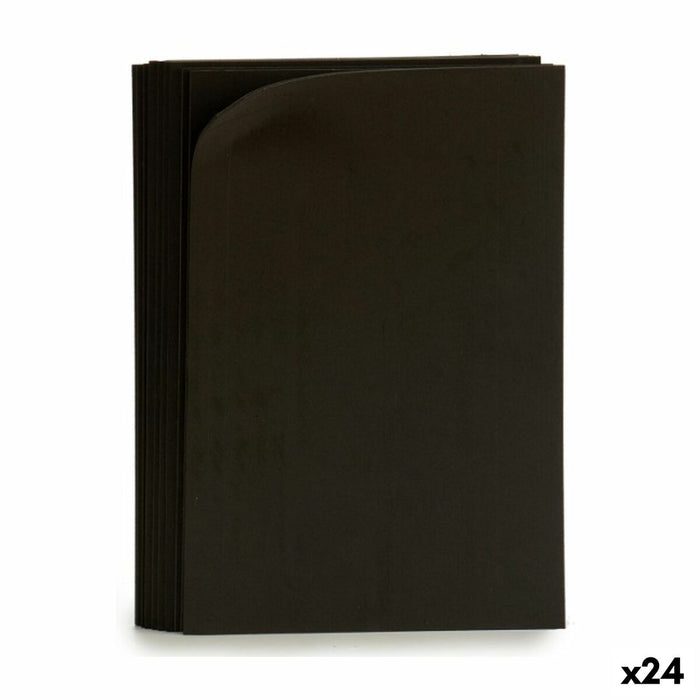 Cauciuc Eva Negru 30 x 2 x 20 cm (24 Unități)