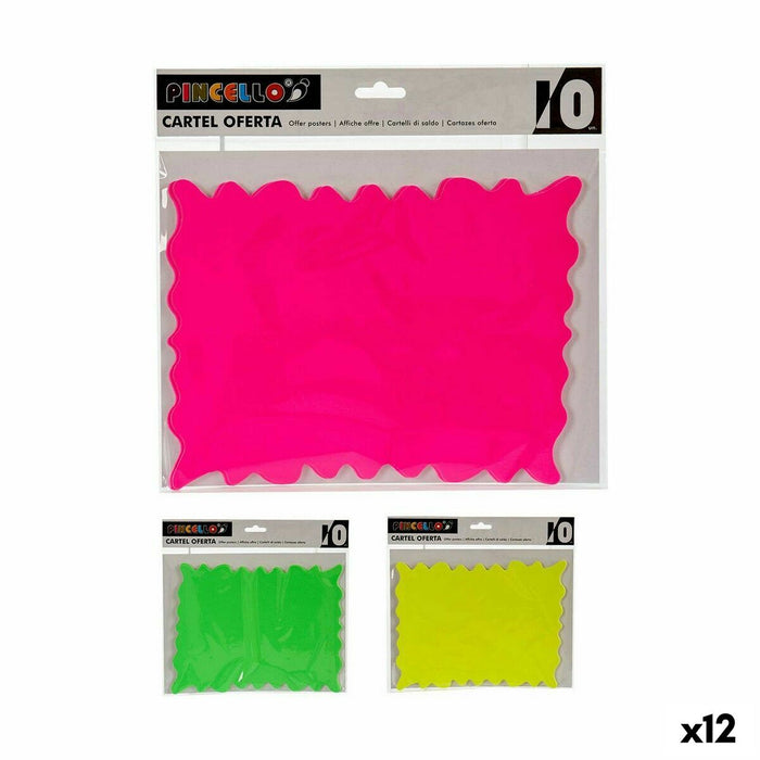 Etichete autoadezive Insignă Pătrat 25 x 26,5 cm (12 Unități)