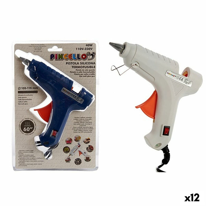 Pistol de silicon Metal Plastic (12 Unități)