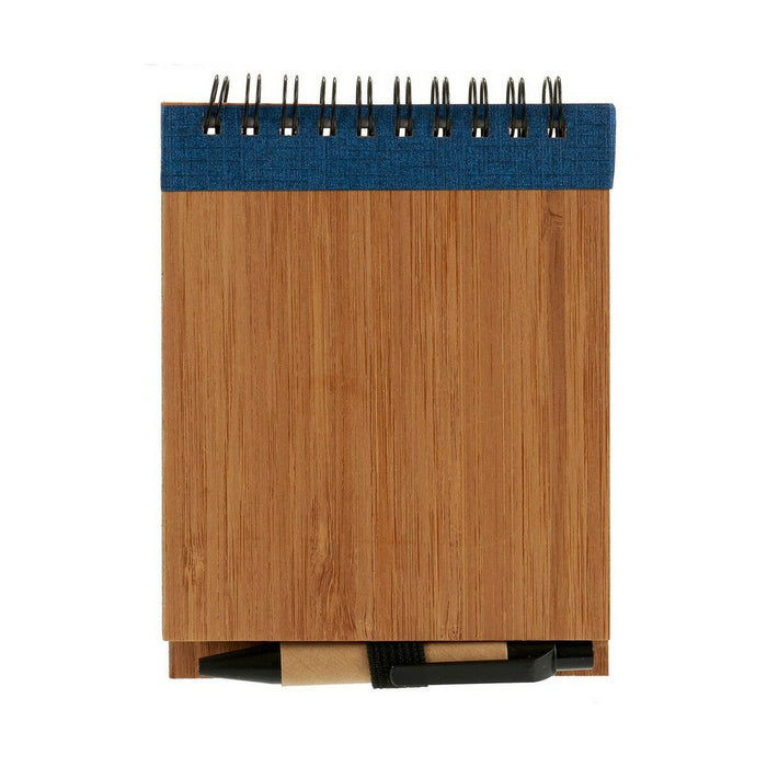 Caiet cu Inele și Pix Bambus 1 x 10 x 13 cm (24 Unități)